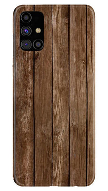 Wooden Look Mobile Back Case for Samsung Galaxy M31s  (Design - 112)