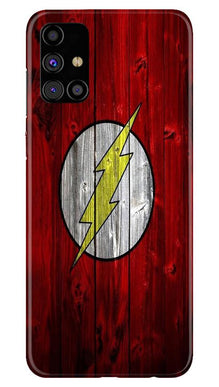 Flash Superhero Mobile Back Case for Samsung Galaxy M31s  (Design - 116)