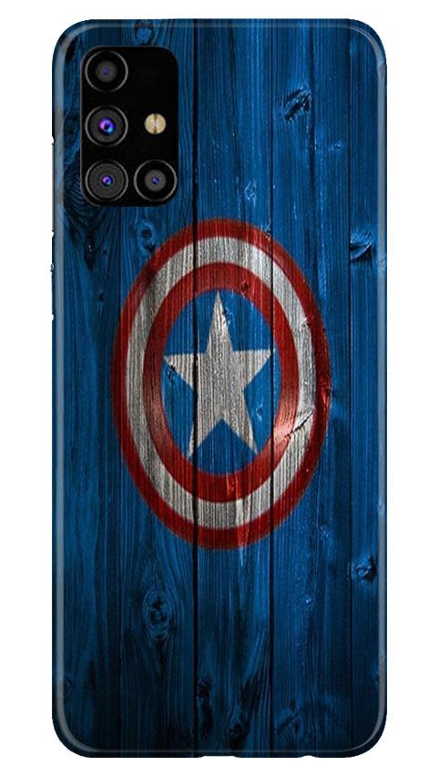 Captain America Superhero Case for Samsung Galaxy M51  (Design - 118)