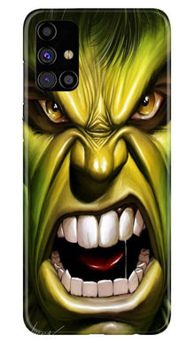Hulk Superhero Mobile Back Case for Samsung Galaxy M51  (Design - 121)