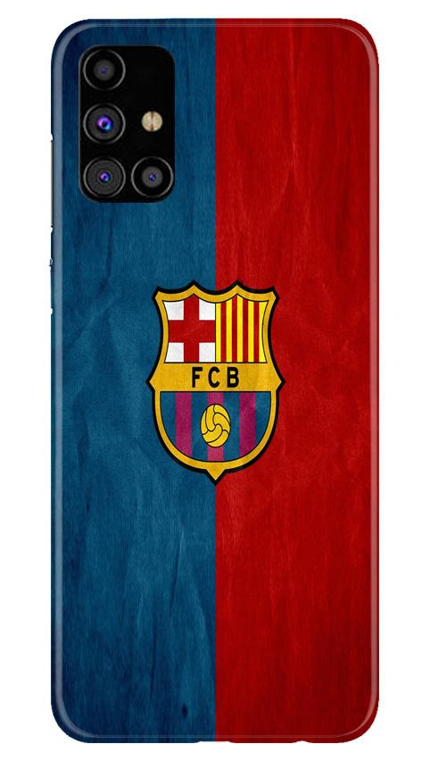 FCB Football Case for Samsung Galaxy M51  (Design - 123)