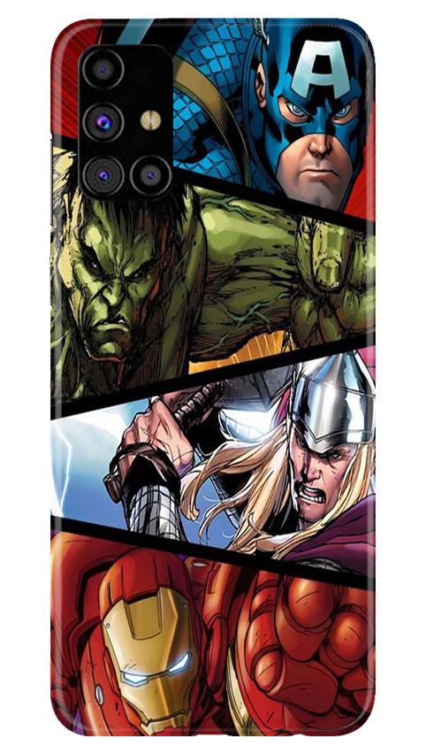 Avengers Superhero Case for Samsung Galaxy M31s  (Design - 124)