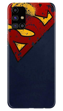 Superman Superhero Mobile Back Case for Samsung Galaxy M31s  (Design - 125)
