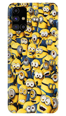 Minions Mobile Back Case for Samsung Galaxy M31s  (Design - 126)