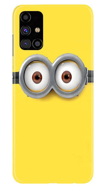 Minions Mobile Back Case for Samsung Galaxy M51  (Design - 128)