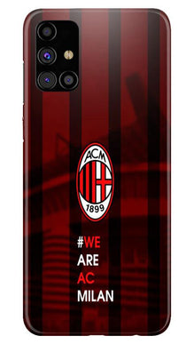 AC Milan Mobile Back Case for Samsung Galaxy M31s  (Design - 155)