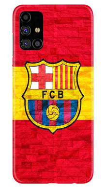 FCB Football Mobile Back Case for Samsung Galaxy M31s  (Design - 174)