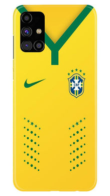 Brazil Mobile Back Case for Samsung Galaxy M51  (Design - 176)