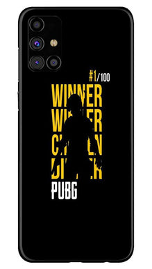 Pubg Winner Winner Mobile Back Case for Samsung Galaxy M31s  (Design - 177)