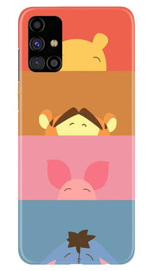Cartoon Mobile Back Case for Samsung Galaxy M31s (Design - 183)