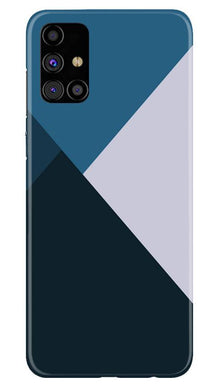 Blue Shades Mobile Back Case for Samsung Galaxy M51 (Design - 188)