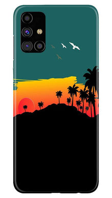 Sky Trees Mobile Back Case for Samsung Galaxy M31s (Design - 191)
