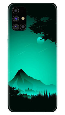 Moon Mountain Mobile Back Case for Samsung Galaxy M31s (Design - 204)