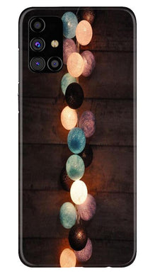 Party Lights Mobile Back Case for Samsung Galaxy M31s (Design - 209)