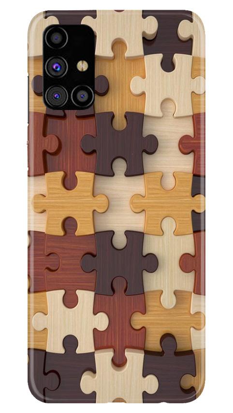 Puzzle Pattern Case for Samsung Galaxy M51 (Design No. 217)