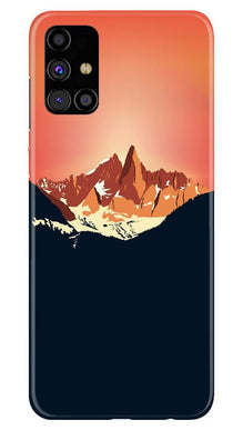 Mountains Mobile Back Case for Samsung Galaxy M51 (Design - 227)