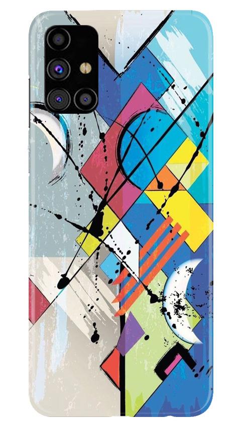 Modern Art Case for Samsung Galaxy M31s (Design No. 235)