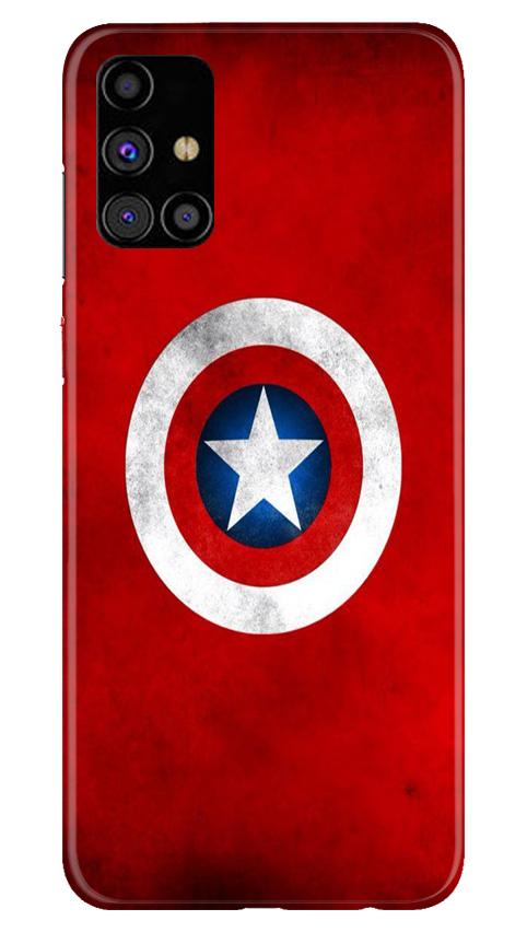Captain America Case for Samsung Galaxy M31s (Design No. 249)