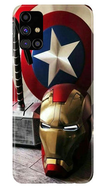 Ironman Captain America Mobile Back Case for Samsung Galaxy M31s (Design - 254)