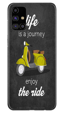 Life is a Journey Mobile Back Case for Samsung Galaxy M51 (Design - 261)
