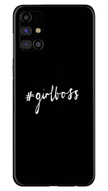 #GirlBoss Mobile Back Case for Samsung Galaxy M31s (Design - 266)