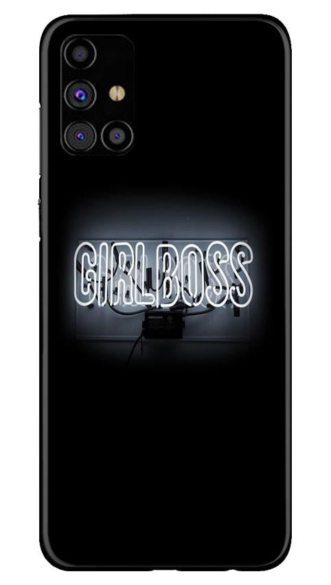 Girl Boss Black Case for Samsung Galaxy M31s (Design No. 268)
