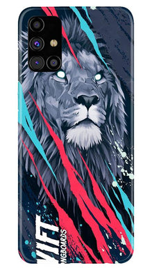 Lion Mobile Back Case for Samsung Galaxy M51 (Design - 278)