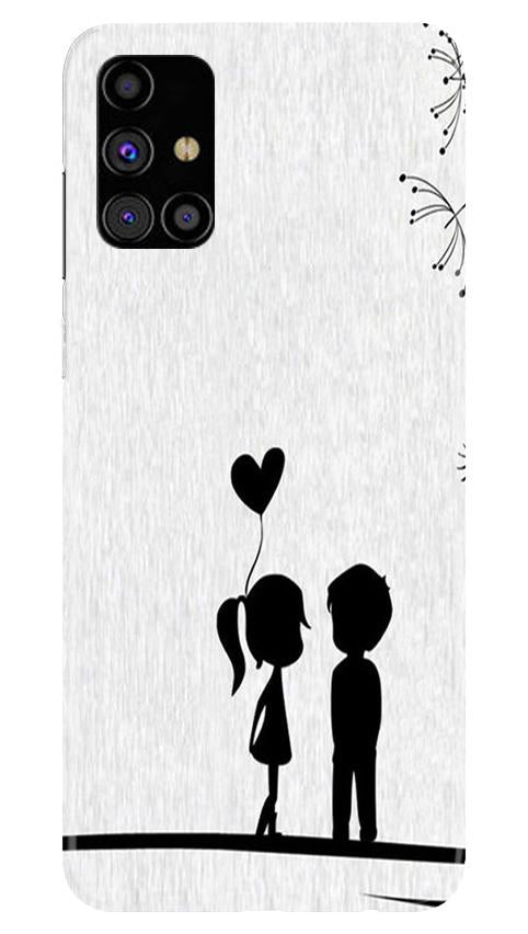 Cute Kid Couple Case for Samsung Galaxy M31s (Design No. 283)