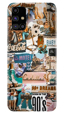 Vintage Design Mobile Back Case for Samsung Galaxy M31s (Design - 284)