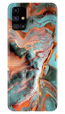 Marble Texture Mobile Back Case for Samsung Galaxy M51 (Design - 309)