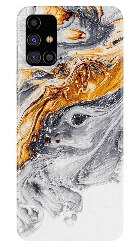 Marble Texture Mobile Back Case for Samsung Galaxy M51 (Design - 310)