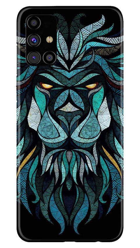 Lion Mobile Back Case for Samsung Galaxy M31s (Design - 314)