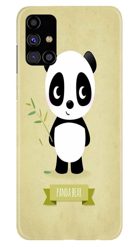 Panda Bear Mobile Back Case for Samsung Galaxy M31s (Design - 317)