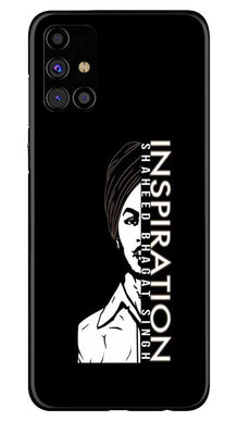 Bhagat Singh Mobile Back Case for Samsung Galaxy M51 (Design - 329)