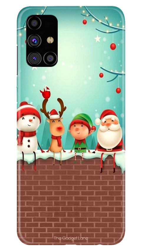 Santa Claus Mobile Back Case for Samsung Galaxy M31s (Design - 334)