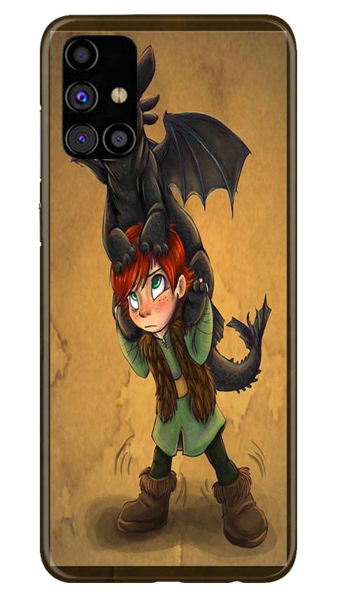 Dragon Mobile Back Case for Samsung Galaxy M51 (Design - 336)