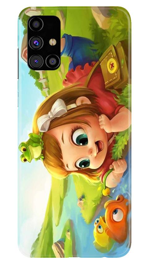 Baby Girl Mobile Back Case for Samsung Galaxy M31s (Design - 339)