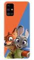 Cartoon Mobile Back Case for Samsung Galaxy M51 (Design - 346)