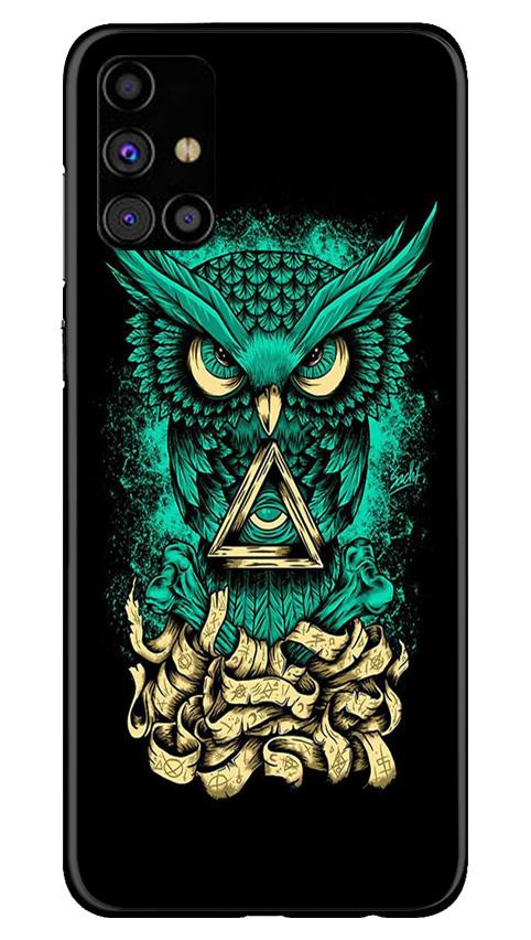 Owl Mobile Back Case for Samsung Galaxy M31s (Design - 358)