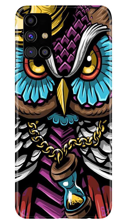 Owl Mobile Back Case for Samsung Galaxy M51 (Design - 359)