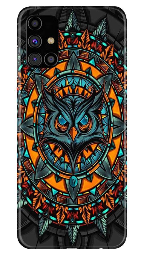 Owl Mobile Back Case for Samsung Galaxy M31s (Design - 360)