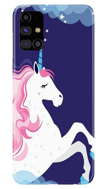 Unicorn Mobile Back Case for Samsung Galaxy M31s (Design - 365)
