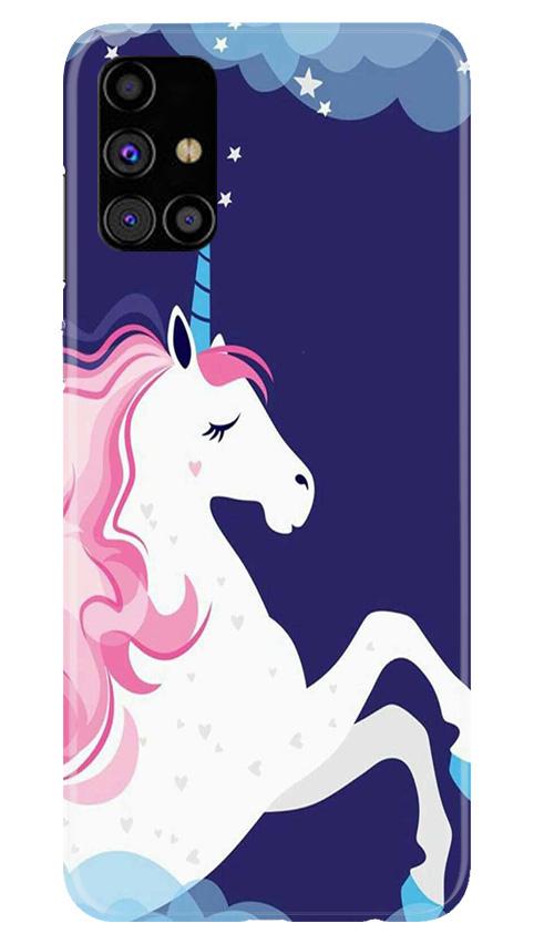 Unicorn Mobile Back Case for Samsung Galaxy M51 (Design - 365)
