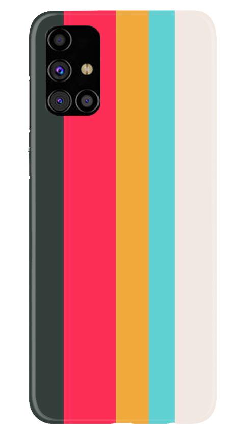 Color Pattern Mobile Back Case for Samsung Galaxy M31s (Design - 369)