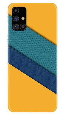 Diagonal Pattern Mobile Back Case for Samsung Galaxy M31s (Design - 370)