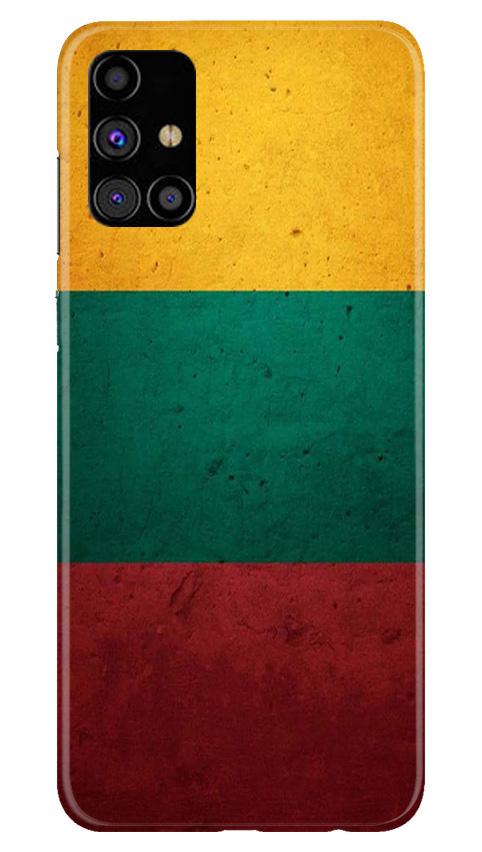 Color Pattern Mobile Back Case for Samsung Galaxy M51 (Design - 374)