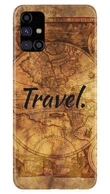 Travel Mobile Back Case for Samsung Galaxy M31s (Design - 375)