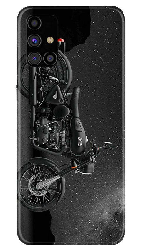Royal Enfield Mobile Back Case for Samsung Galaxy M51 (Design - 381)