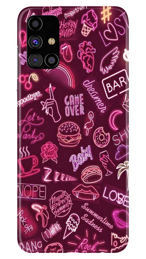 Party Theme Mobile Back Case for Samsung Galaxy M31s (Design - 392)