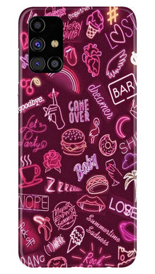 Party Theme Mobile Back Case for Samsung Galaxy M51 (Design - 392)